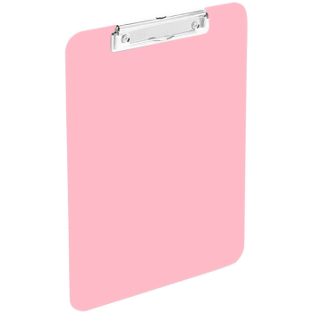 Планшет А4 Pastel розовый, пластик