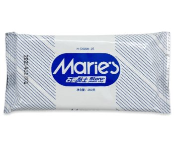Глина полимерная 250гр Белая Maries, самозатверд.