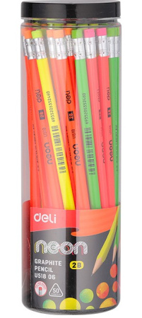 Карандаш ч/гр с/л  трехгран. Neon 2В АКЦИЯ