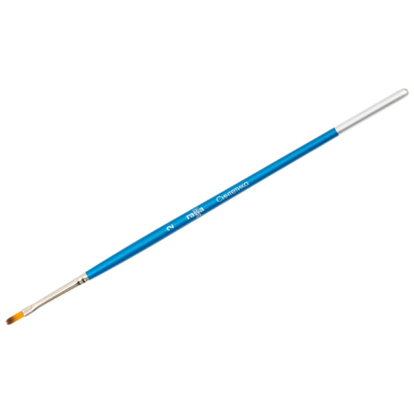 Кисть синтетика  № 2 плоская