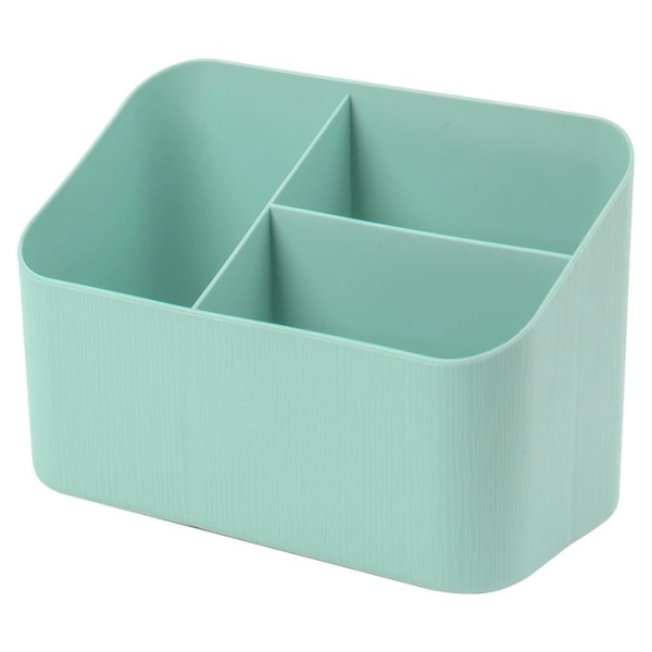 Подставка /канц.принадл. 3 секции Мятный