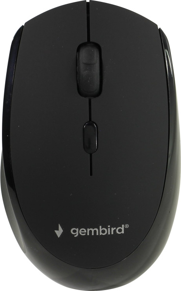 Мышь беспроводная Gembird бесшумная 354, черный