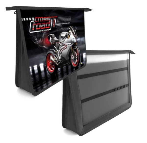 Папка д/труда А4 Спортбайк,  2 отд