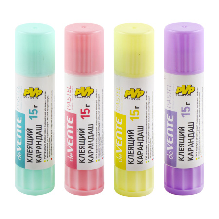 Клей-карандаш 15г Pastel