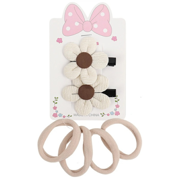 Набор аксессуаров для волос (резинки, зажимы)