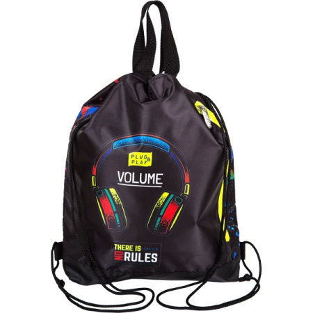 Сумка для спорта Music No Rules 38*43*9см