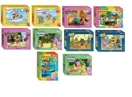 Пазлы 54 эл Любимые герои