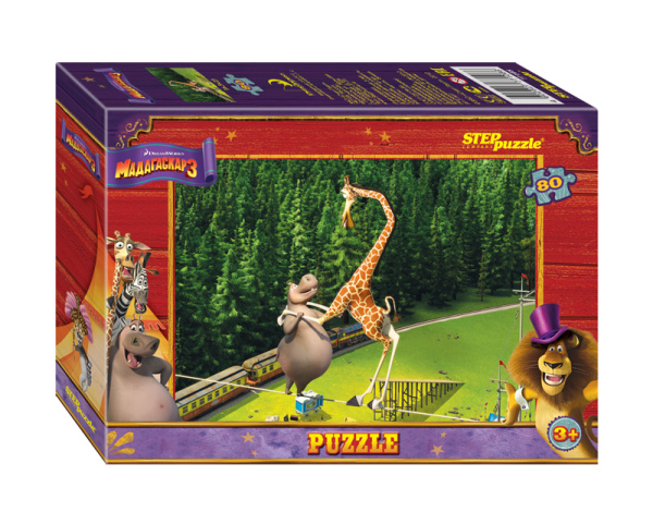 Пазлы 80 эл Мадагаскар 3