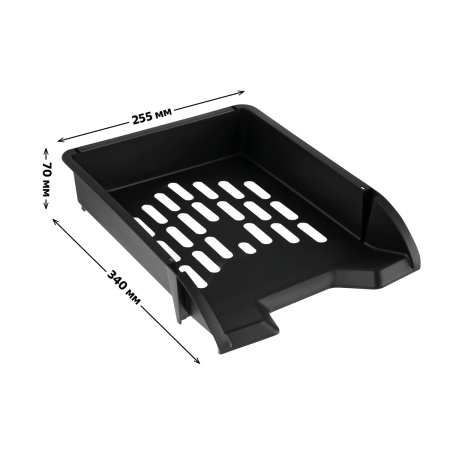 Лоток горизонт Черный Лидер