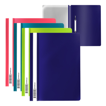 Скоросшиватель пласт.проз.верх  Soft Reef ассорти