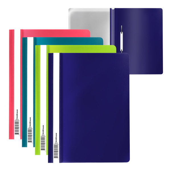 Скоросшиватель пласт.проз.верх  Soft Reef ассорти