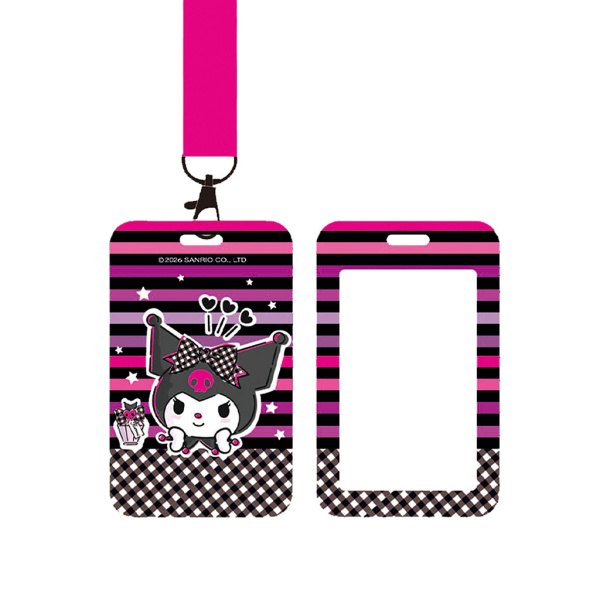 Бейдж 110*70мм Kuromi, карабин