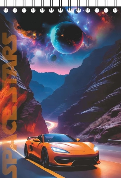 Блокнот/гребень  А6  40л Дорога к звёздам