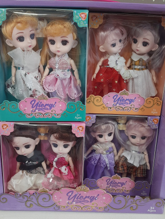 Кукла Yiergi шарнирная, 2шт