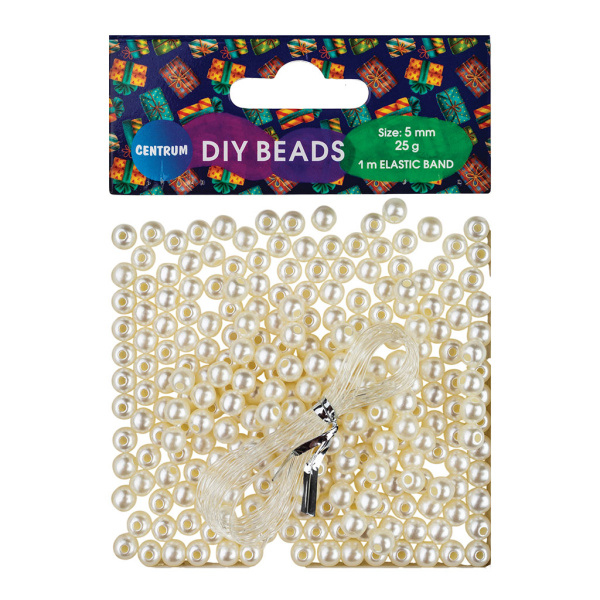 Бусины жемчужные 5мм, акрил