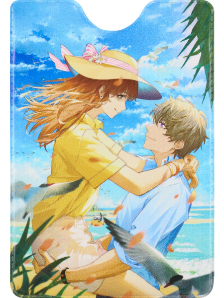 Обложка на пропуск/проездной "Аниме любовь" ОП-1281