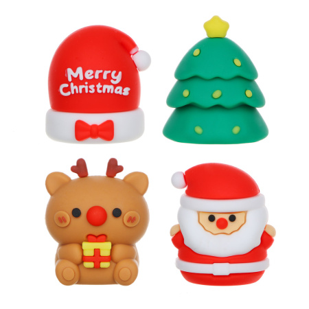 Точилка пластик Новогодняя