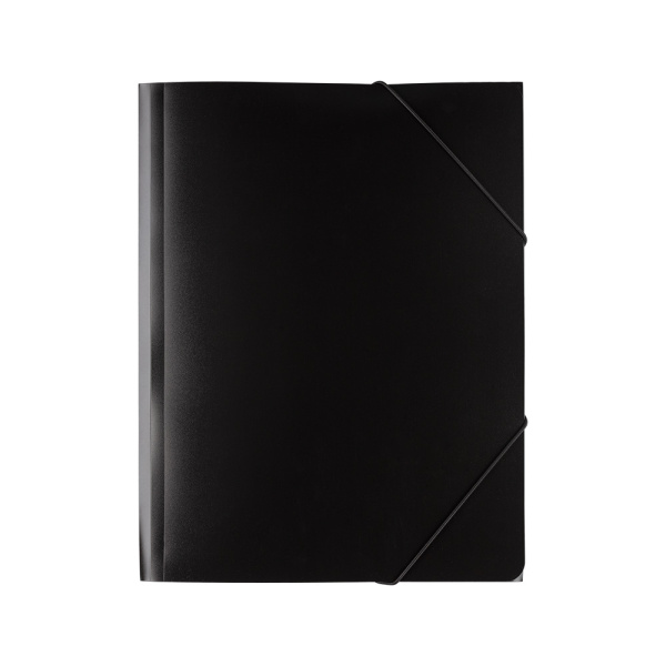 Папка на резинке А4 35мм Classic чёрная