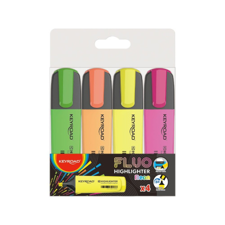 Маркер  текст. набор 4цв. Neon