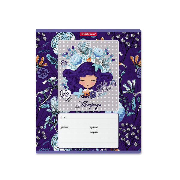 Тетрадь 12л клетка Bluecurl   АКЦИЯ