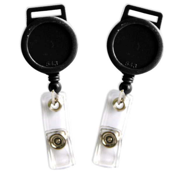 Держатель д/бейджа-рулетка круглый, петля