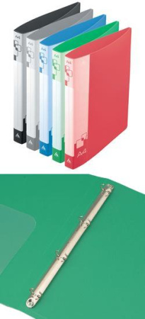 Папка с 4-мя кольцами 27мм d20мм Черный