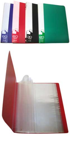 Папка 10 вклад Ассорти PV корешок 0.6мм^