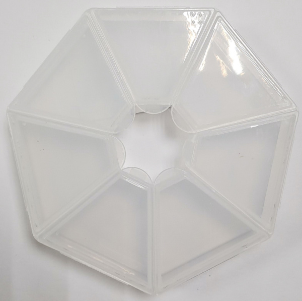 Контейнер д/хранения бисера, страз 7 ячеек