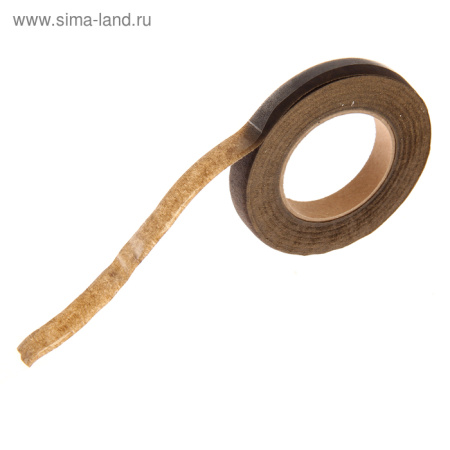 Лента тейп флористическая Коричневая 12мм*27,4м