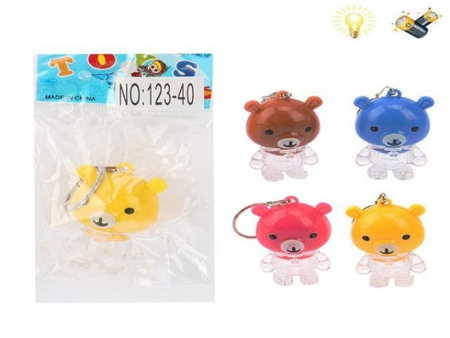 Брелок Мишка, свет