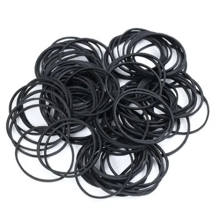 Банковские резинки 100гр. d60мм Total Black, черные