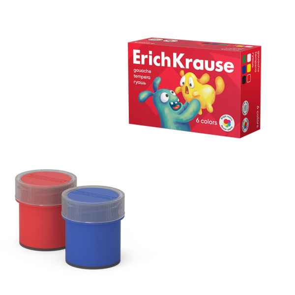 Гуашь Jolly Friends  6цв. 20мл