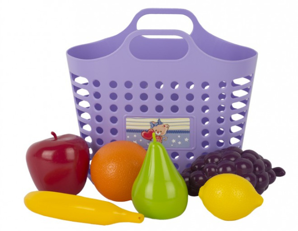 Игровой набор "Фруктовая корзинка"  7 предметов