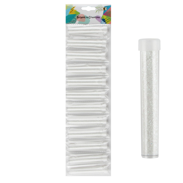 Блестки Белые 12шт 5гр