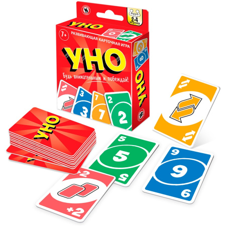 Карты игра Уно классическое, 54 карточки