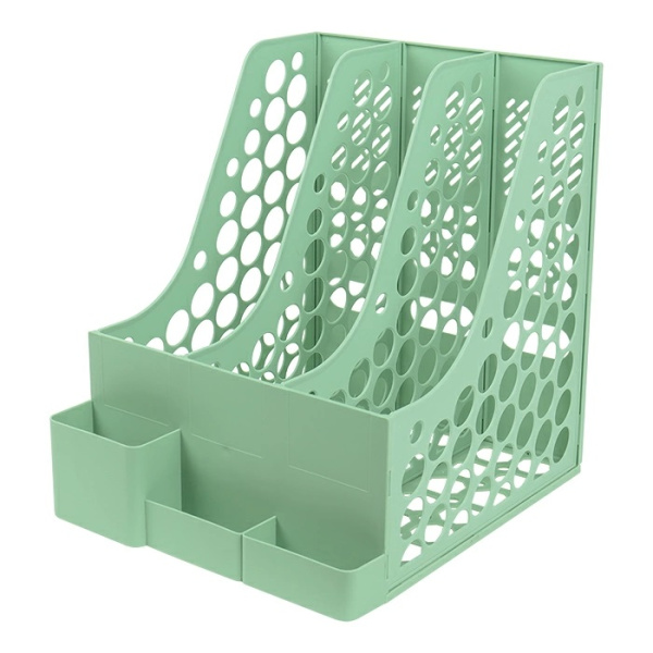 Лоток вертик 3 секции оливковый + 3 горизонт. отд.