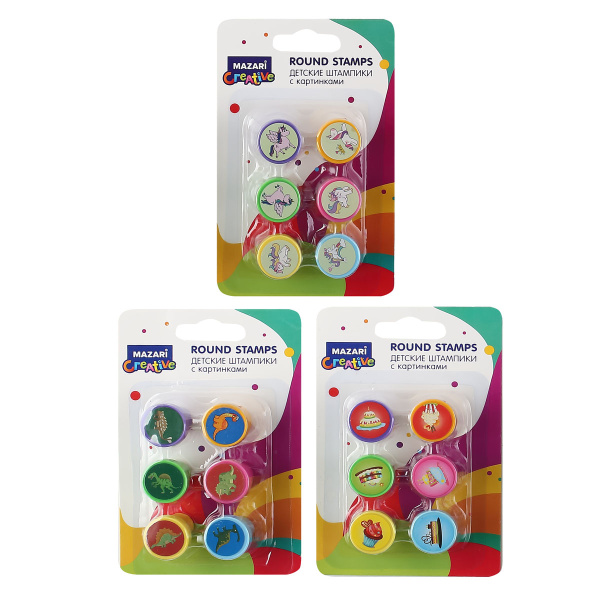 Игра Штампики детские набор 6шт