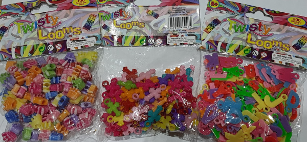 Набор д/творчества подвески для плетения браслетов, ассорти