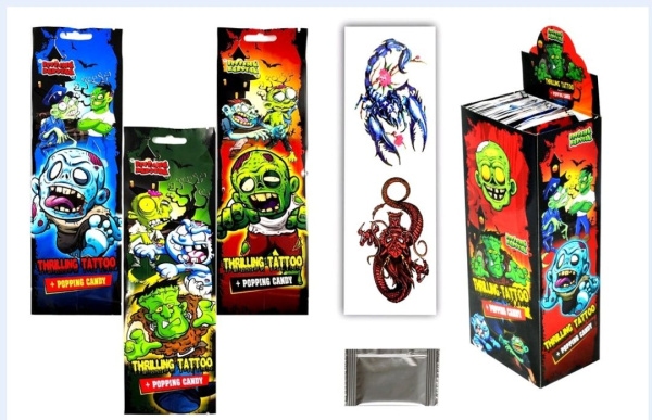 Взрывная карамель "Thrilling tattoo"  (36шт)
