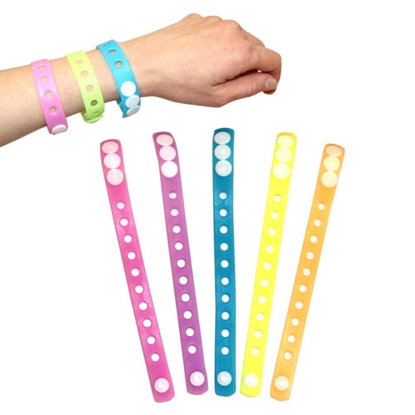 Браслет ПВХ Кнопки 20см