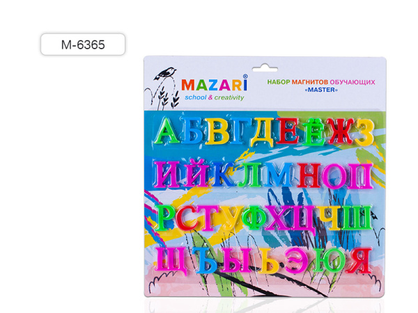 Магнитный русский алфавит, 33 магнита