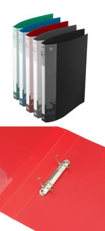 Папка с 2-мя кольцами 40мм d27мм (D-образн.) Черный