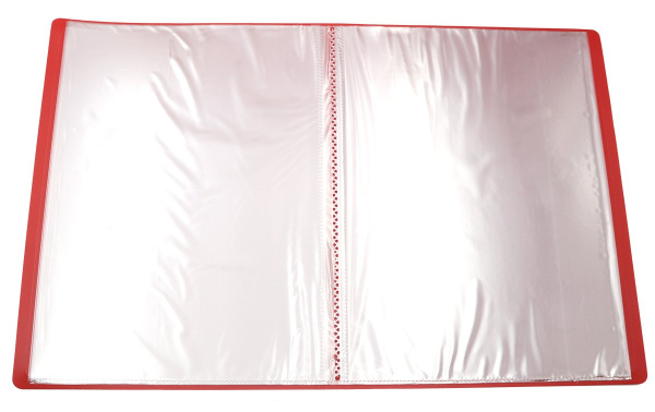 Папка 10 вклад Красная 0,5мм