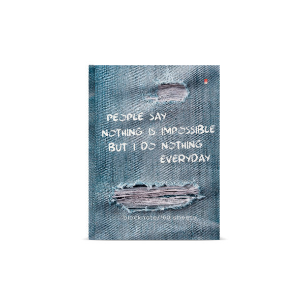 Блокнот А6 160л 7БЦ Джинса АКЦИЯ