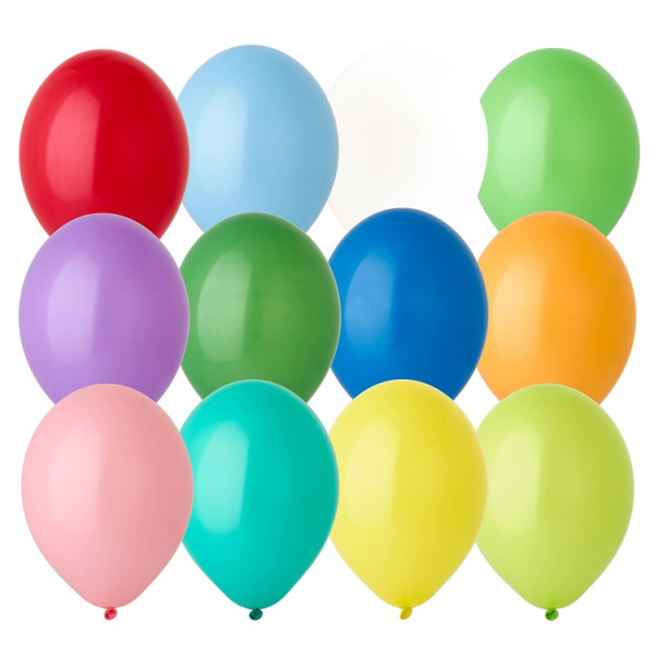 Шар возд 25см СуперAссорти (10")