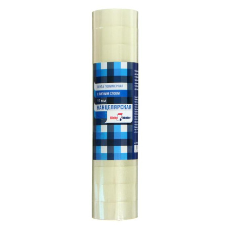 Скотч канц. 19мм х 28м прозрачный