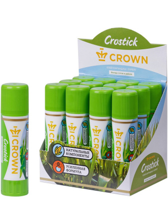 Клей-карандаш Crown 08г