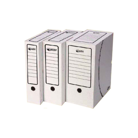 Короб архивный картон 100мм белый