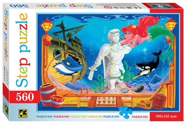 Пазлы 560 эл Русалочка