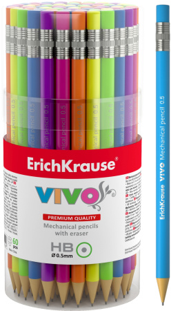 Карандаш авт 0,5мм Vivo HB с/л туба АКЦИЯ